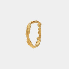 Loveness Lee Euly Silver Ring 18k Gold Plated, Top