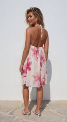 Endless Summer Mini Dress - Cream Multi