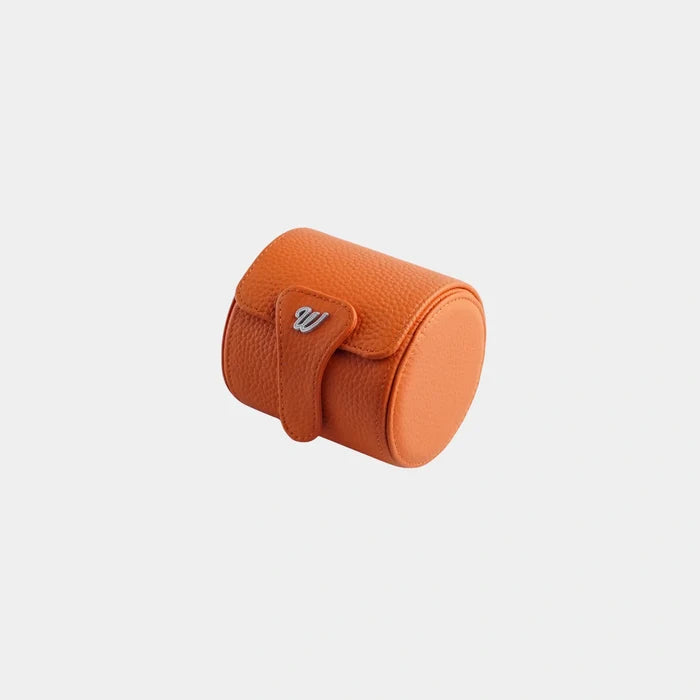 Wecord Kensington Single Watch Roll, Orange, Side