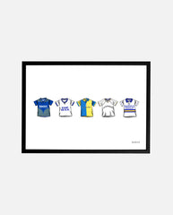 ART OF x Leeds United Classics Framed Print | LUFC Football Art