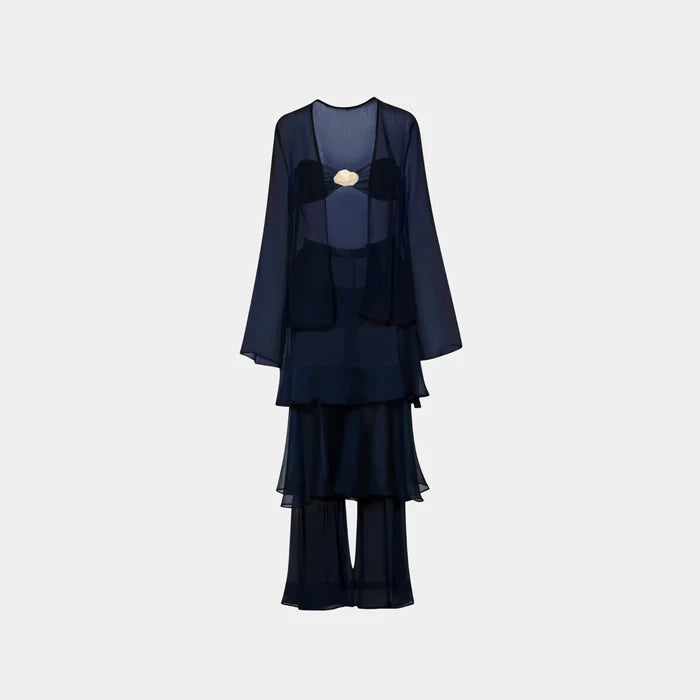 Baobab Malka Blouse, Night Blue, Front