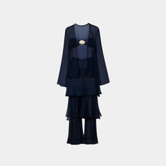 Baobab Malka Blouse, Night Blue, Front
