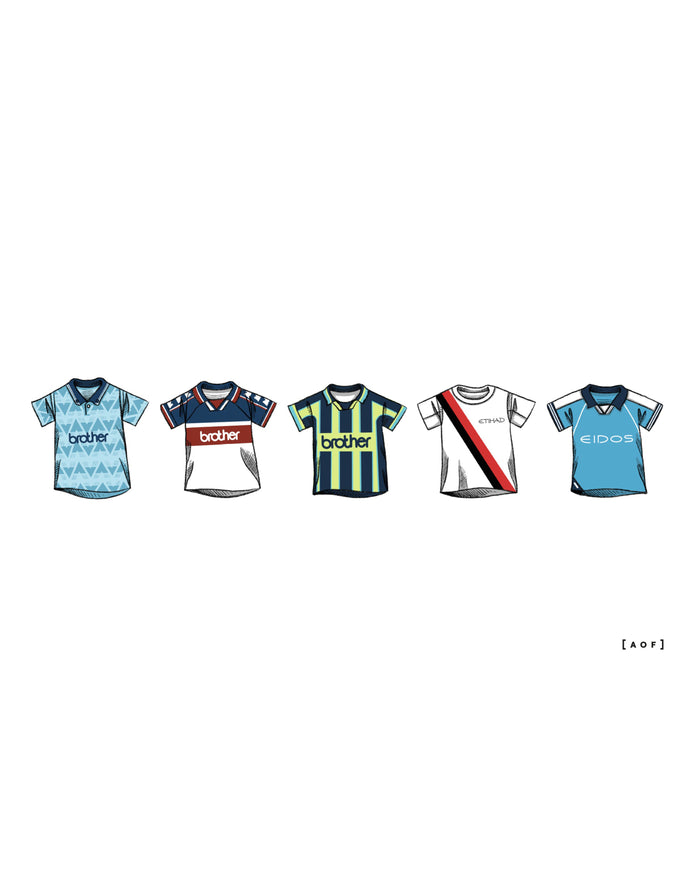 ART OF MCFC Classics Framed Print | City Football Wall Art