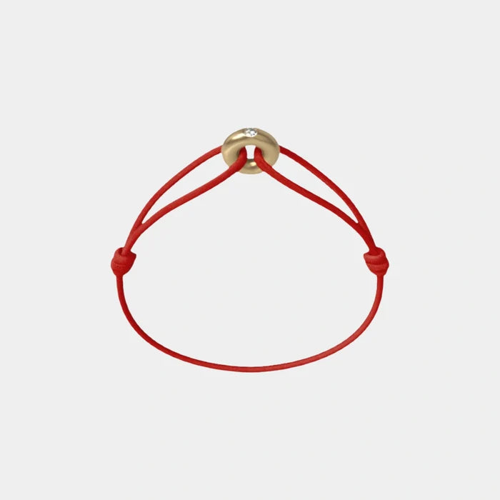 Mini Golden Soho Diamond Cord Bracelet