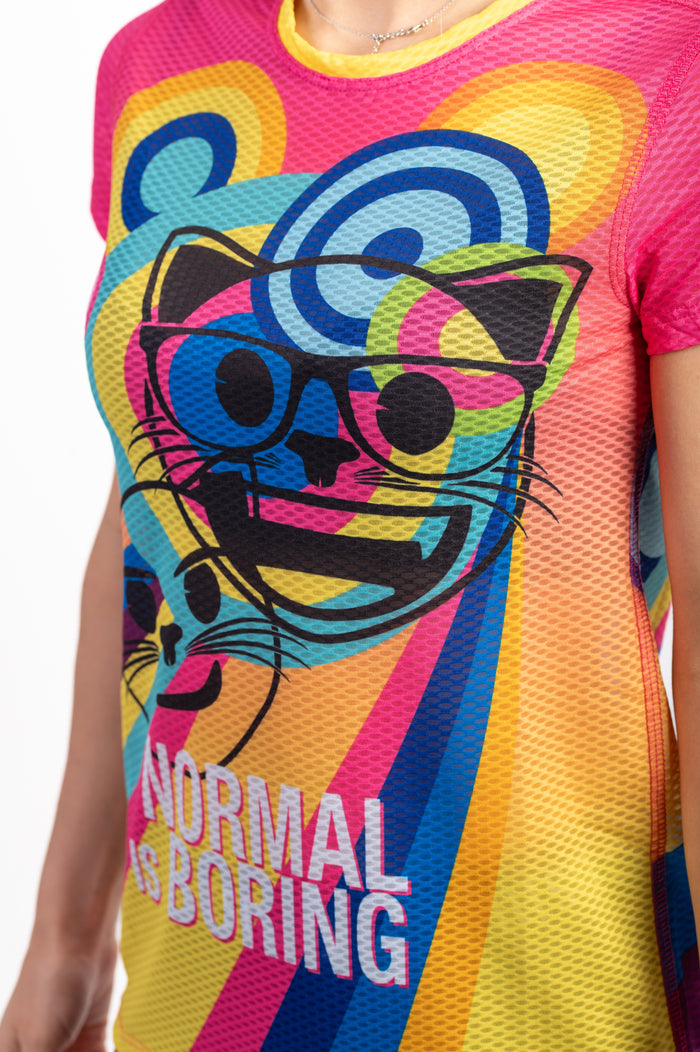 T-Shirt Femme - Emoji Normal Is Boring