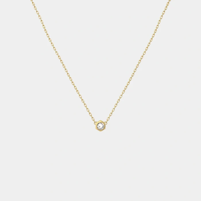 Wecord Unity necklace, Gold, Pendant