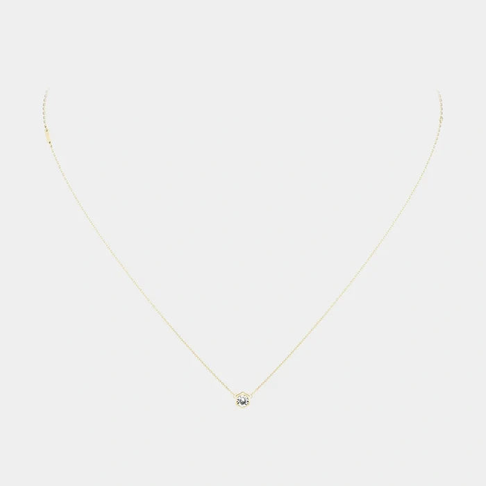 Wecord Unity necklace, Gold, Front