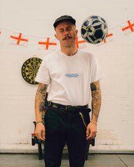 ART OF Vindaloo Tee | England White Graphic Football T-shirt